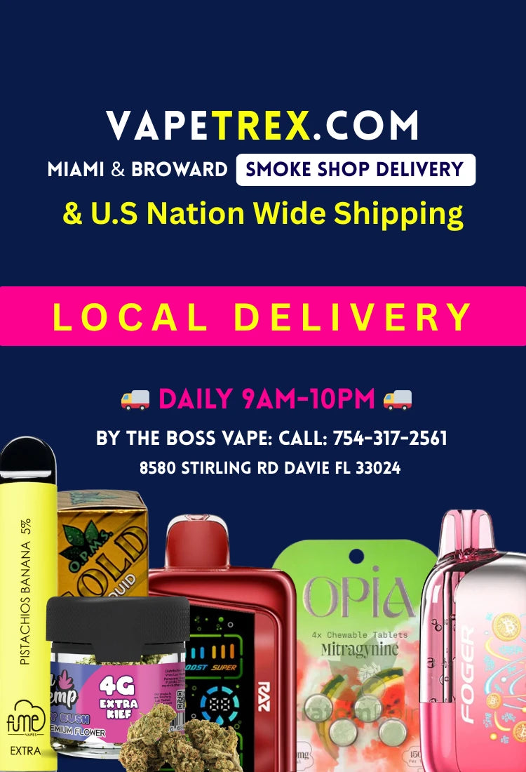 VapeTrex - Miami & Broward Vape & Smoke Shop Local Delivery 