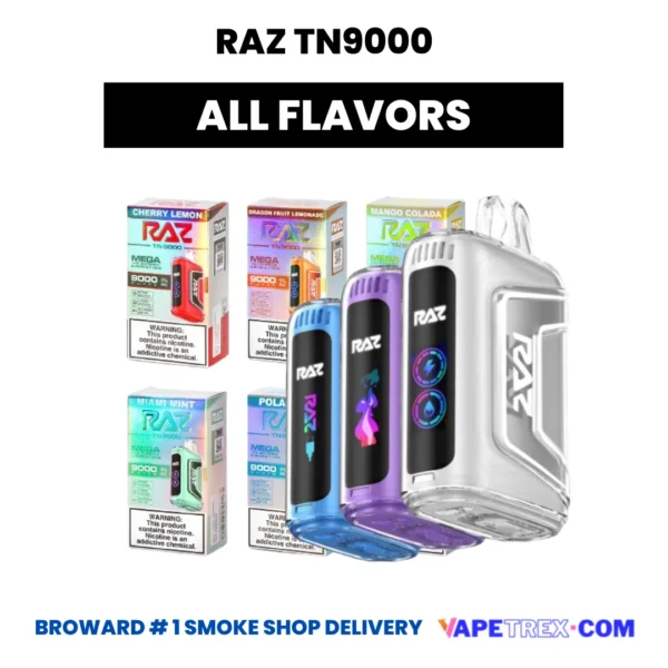 Broward # 1 smoke shop delivery - RAZ TN9000