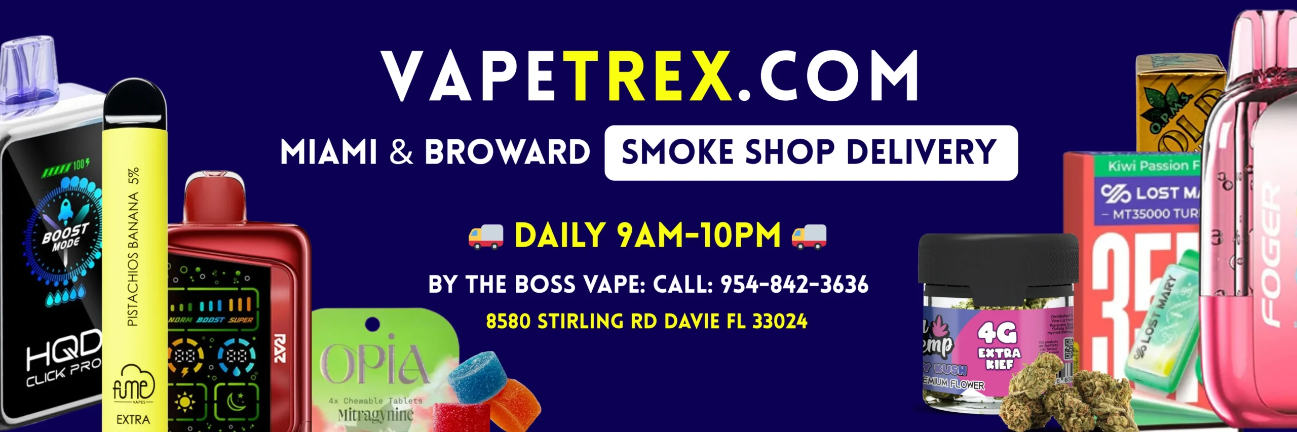 Vapetrex Header