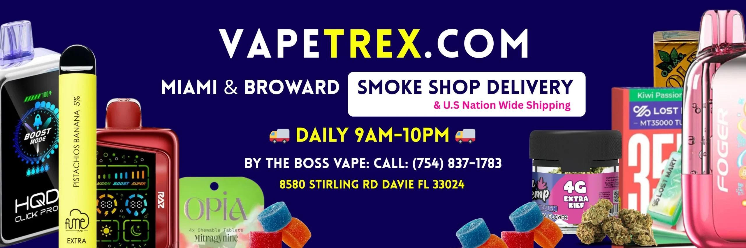 Vapetrex.com Smoke Shop Delivery