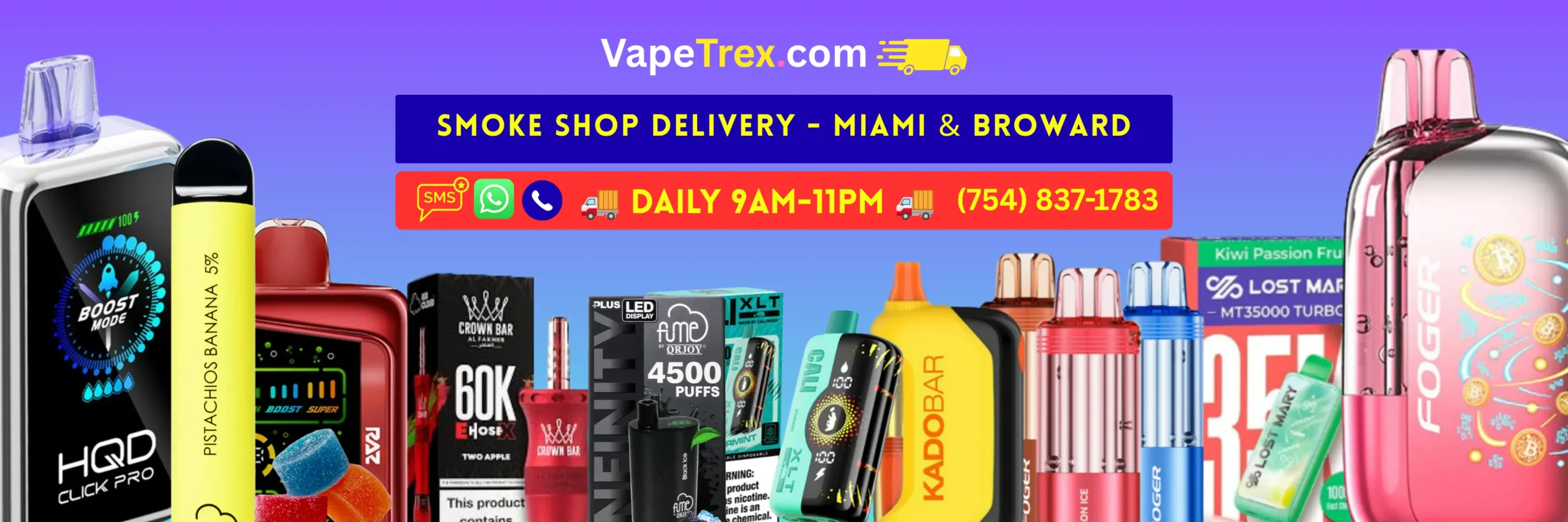 smoke shop delivery - VapeTrex.com