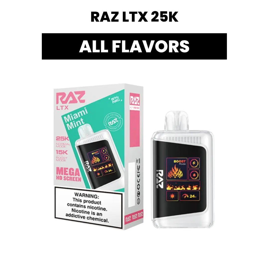 RAZ LTX 25K DISPOSABLE VAPE
